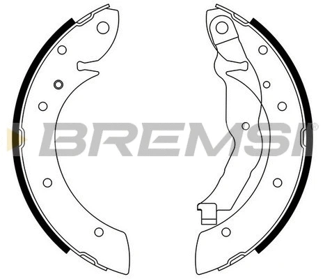 Brake Shoe Set (GF0077)