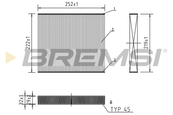 Filter, cabin air (FC0416)