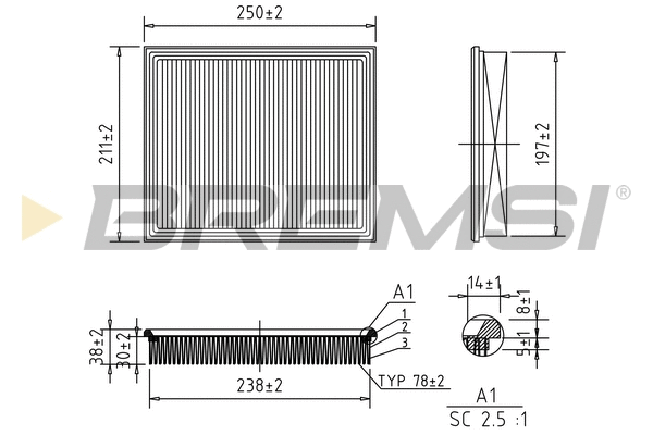 Air Filter (FA2075)
