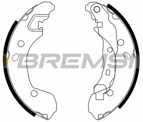 Brake Shoe Set (GF0862)