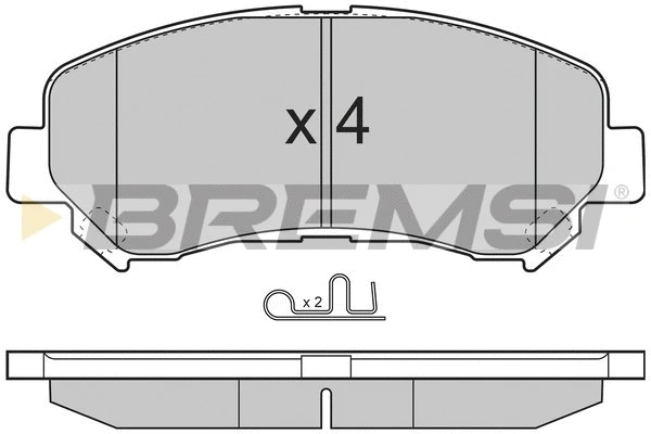Brake Pad Set, disc brake (BP3321)