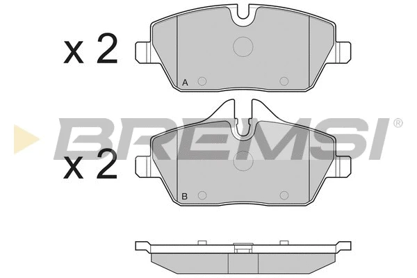 Brake Pad Set, disc brake (BP3195)