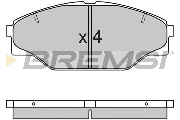 Brake Pad Set, disc brake (BP2617)