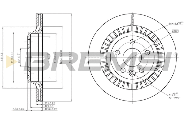 Brake Disc (CD7802V)