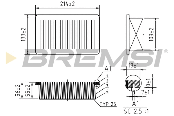 Air Filter (FA0558)
