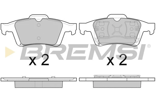Brake Pad Set, disc brake (BP3091)