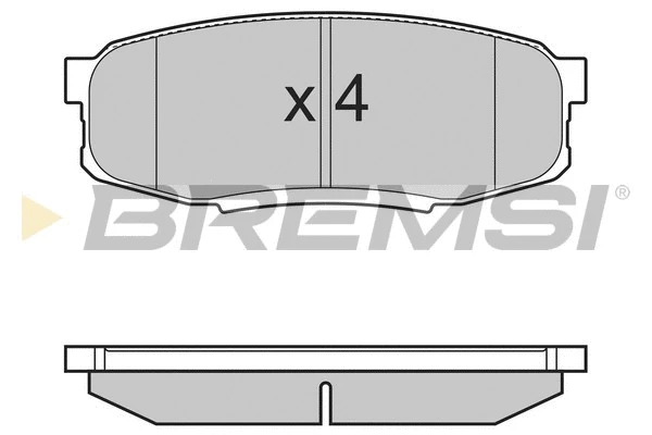 Brake Pad Set, disc brake (BP3382)