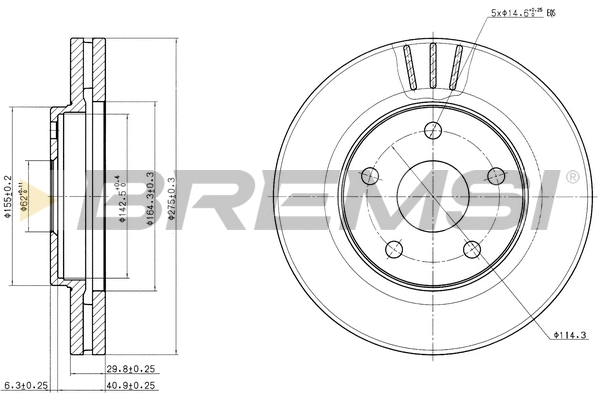 Brake Disc (CD7859V)