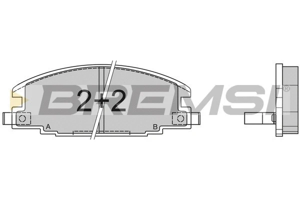 Brake Pad Set, disc brake (BP2367)