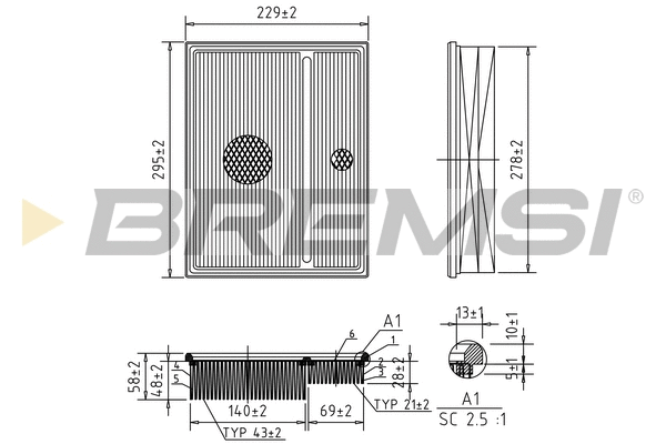 Air Filter (FA1368)