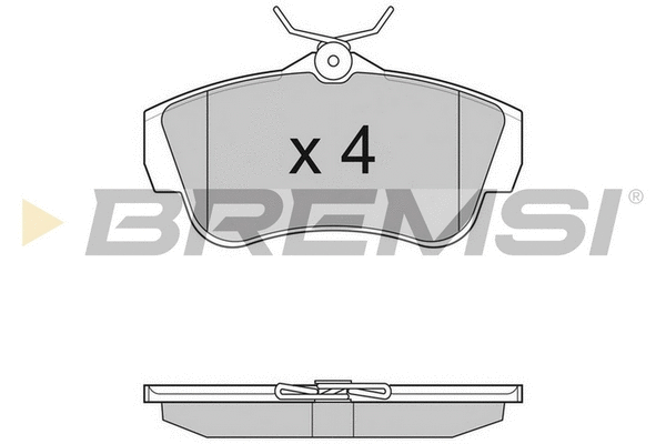 Brake Pad Set, disc brake (BP3284TR)
