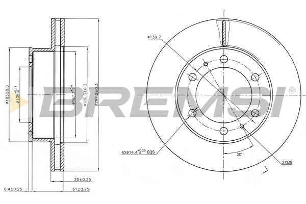 Brake Disc (CD7783V)