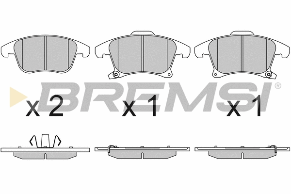 Brake Pad Set, disc brake (BP3655)