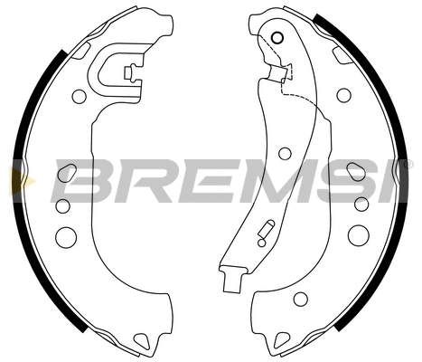 Brake Shoe Set (GF1116)
