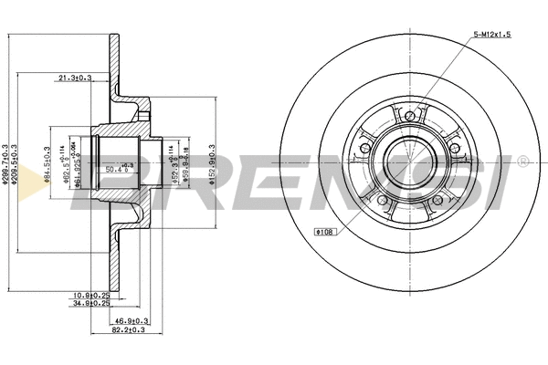 Brake Disc (CD7655S)