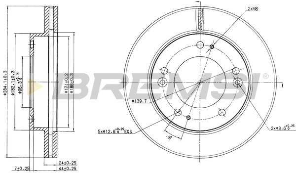 Brake Disc (CD6993V)