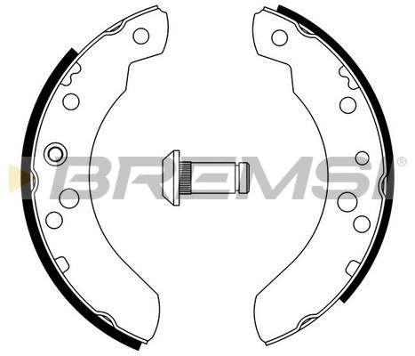 Brake Shoe Set (GF0219)