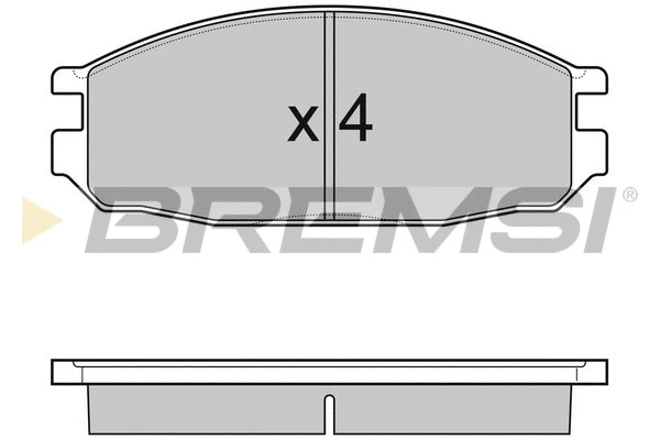 Brake Pad Set, disc brake (BP3069)