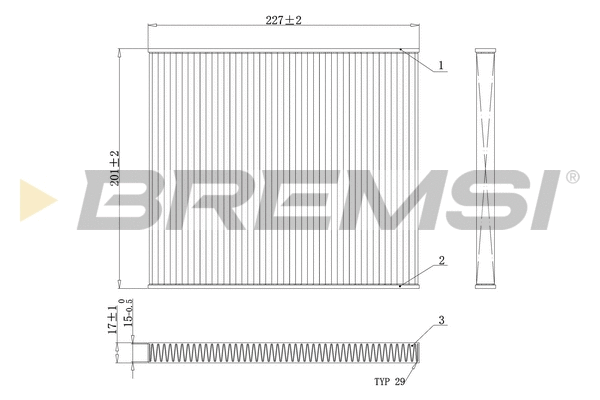 Filter, cabin air (FC0447A)