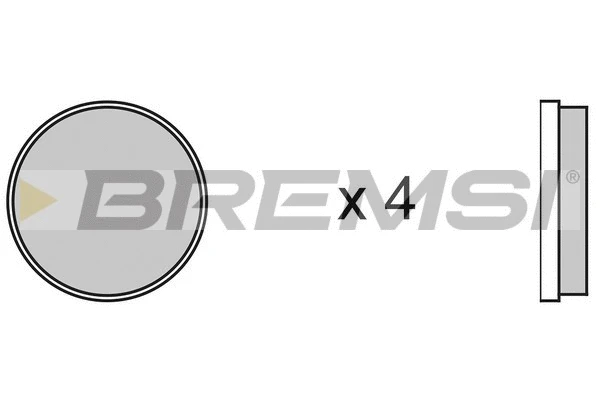 Brake Pad Set, disc brake (BP2067)