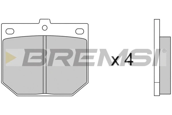 Brake Pad Set, disc brake (BP2078)