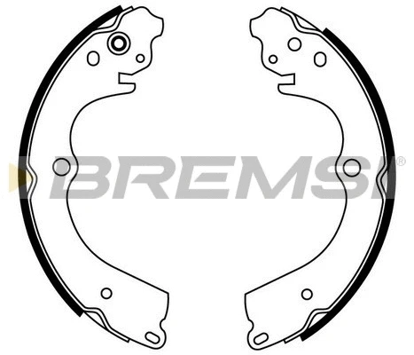 Brake Shoe Set (GF0889)