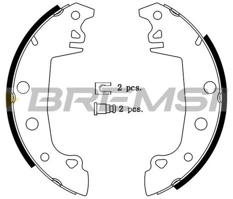 Brake Shoe Set (GF0149)