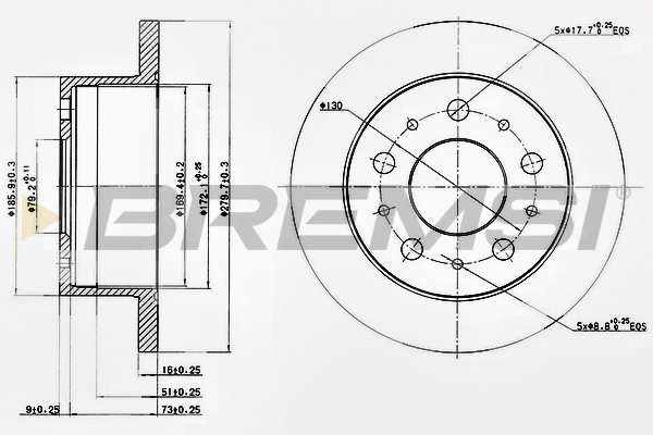 Brake Disc (CD7145S)