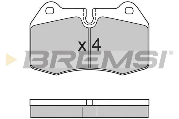 Brake Pad Set, disc brake (BP2660)