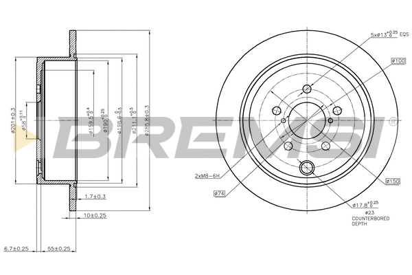 Brake Disc (CD7883S)