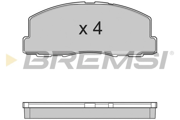 Brake Pad Set, disc brake (BP2299)