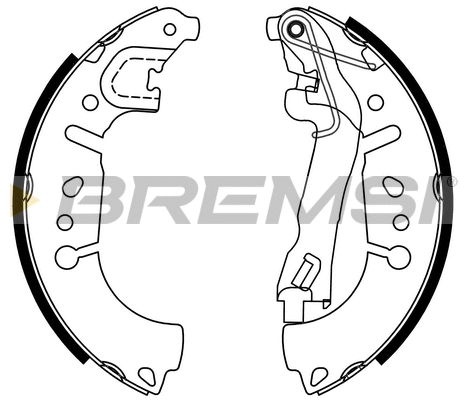 Brake Shoe Set (GF0292)