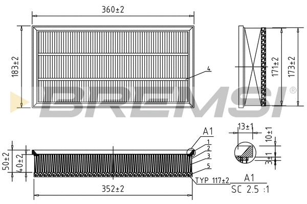 Air Filter (FA1066)