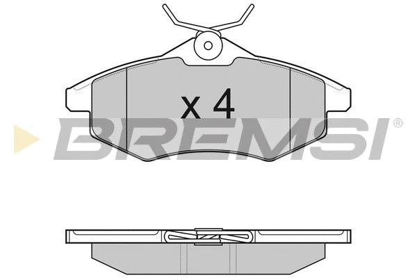Brake Pad Set, disc brake (BP3008)