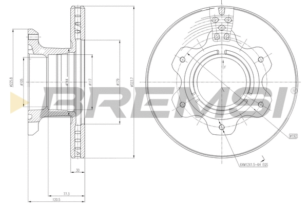 Brake Disc (CD5209V)