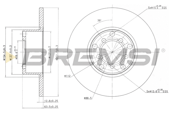 Brake Disc (CD6007S)