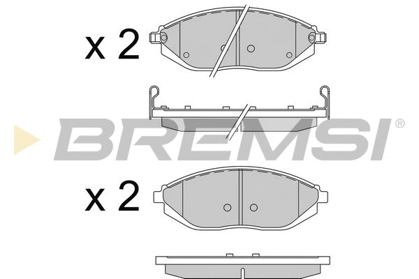 Brake Pad Set, disc brake (BP3513)