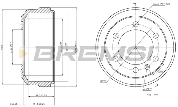 Brake Drum (CR5083)