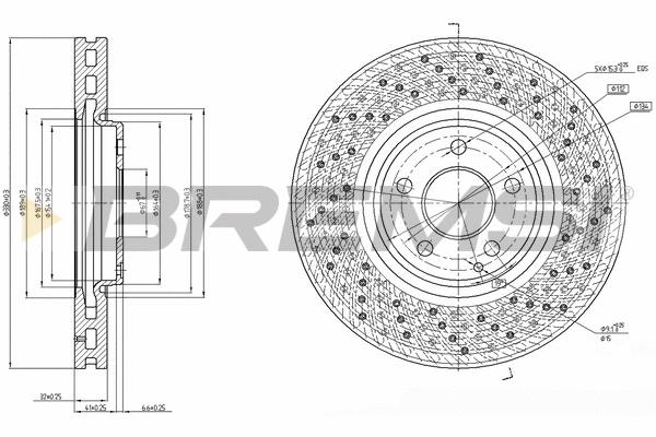 Brake Disc (CD7981VLS)