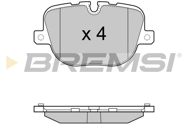 Brake Pad Set, disc brake (BP3416)