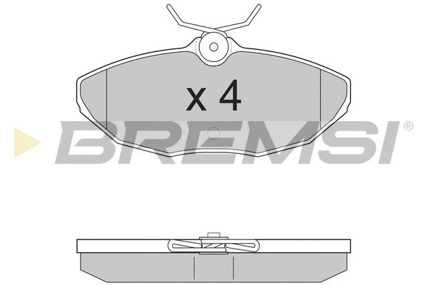 Brake Pad Set, disc brake (BP2934)
