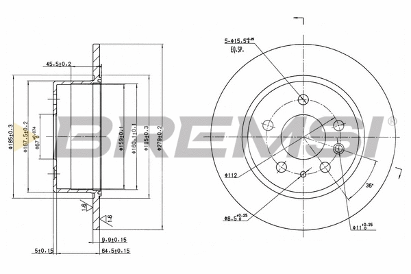 Brake Disc (CD6003S)