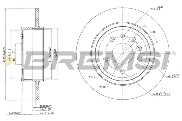 Brake Disc (CD7116S)
