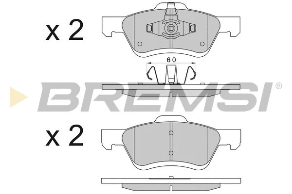 Brake Pad Set, disc brake (BP3567)