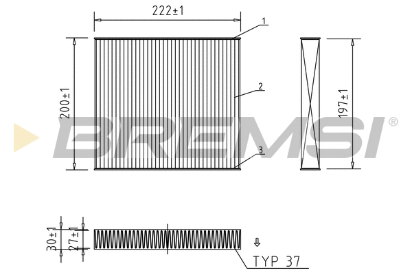 Filter, cabin air (FC1337)