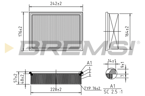 Air Filter (FA1243)