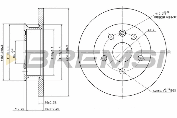 Brake Disc (CD6424S)