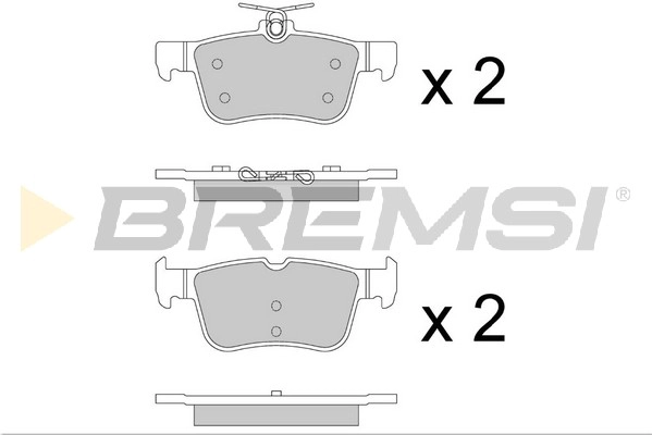 Brake Pad Set, disc brake (BP3877)