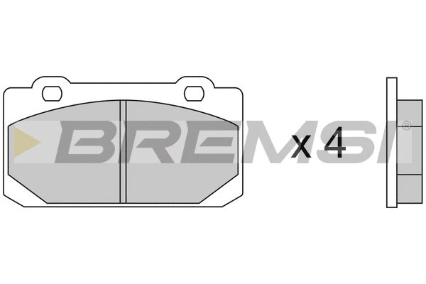Brake Pad Set, disc brake (BP2240)