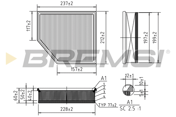 Air Filter (FA1036)